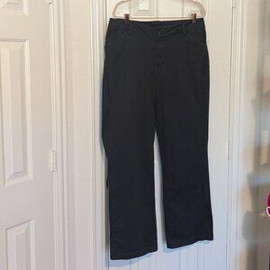 LEE Modern Series Curvy Fit Black Pants, Women's Size 18M